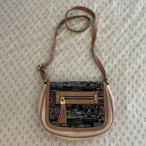 Neutral Boho Crossbody Bag